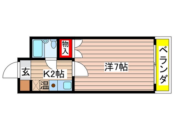 アーク２１ビルの物件間取画像